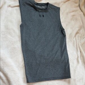 Under Armour Men's Heat Gear Sleeveless Gray